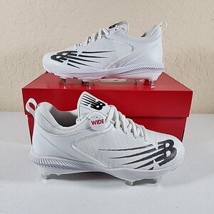 New Balance Baseball Cleats Mens 6.5 Wide White Fuel Cell 4040 v6 Trainer Shoes